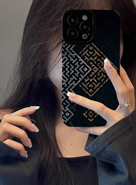 质感拼接图腾适用opporeno15pro手机壳reno14新款reno13女reno12高级感10硅胶9全包防摔Reno11个性findx9套