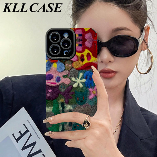 彩色花朵适用苹果16pr