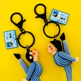 Креативная милая брендовая кукла подходит для мужчин и женщин, брелок для влюбленных, подвеска, аксессуар на рюкзак