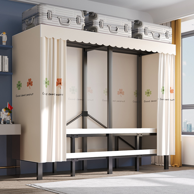 经济型家用简约现代一体折叠衣柜