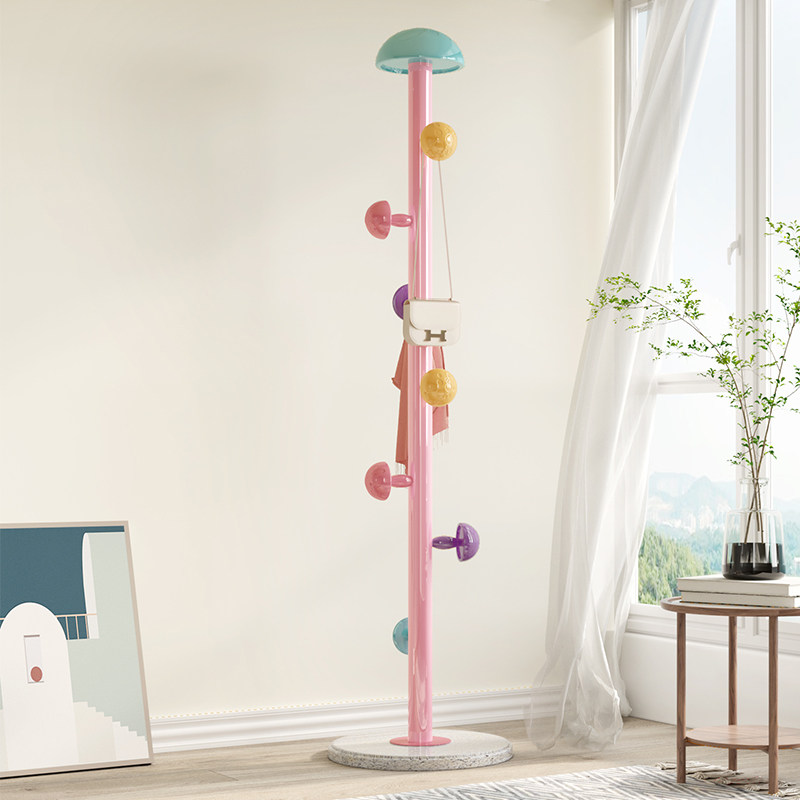 简约现代可爱蘑菇简易落地衣帽架