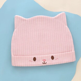 春秋帽子女纯棉帽秋冬款 月子帽产后孕妇帽子保暖护耳显脸小包头帽