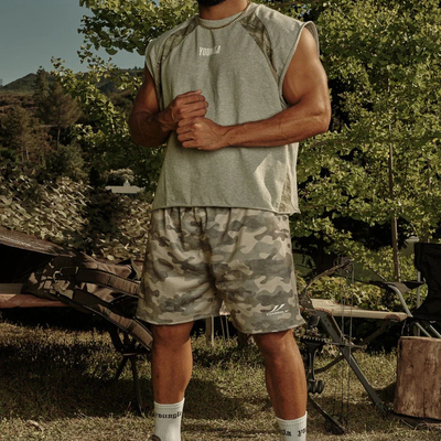 YOUNGLA夏新款男士速干沙滩短裤