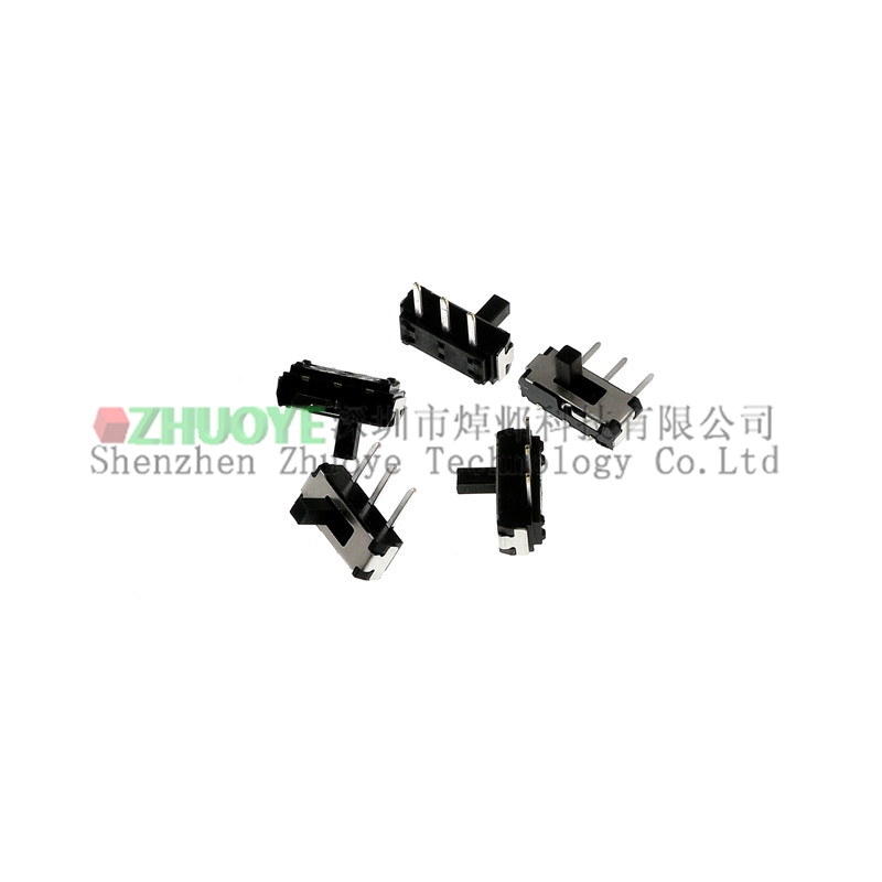 MSK-12D19 1P2T拨动开关 三脚两档侧拨 滑动 单刀双掷开关