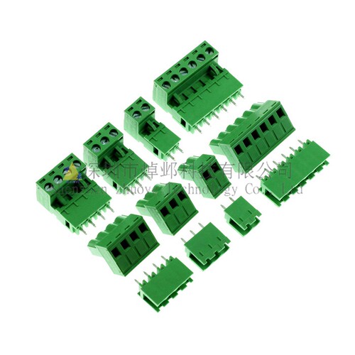 插拔式接线端子KF2EDGK-5.08MM间距PCB连接器 2P/3/4/5/6/7/8/16P