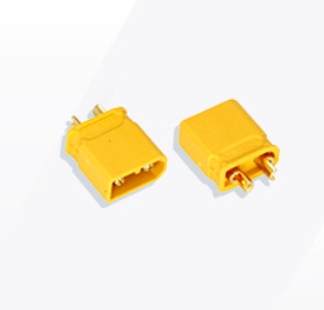 全新AMASS XT30UD-F/M 防水连接器2mm穿越机航模插头 镀金XT30U