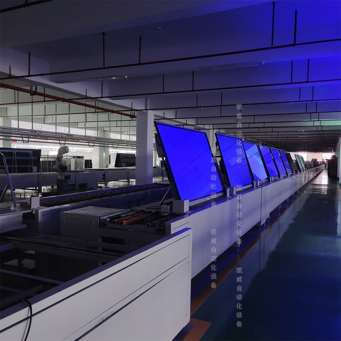 商显倍速链组装线 液晶屏装配线 提升机自动立机移栽提升装置循环