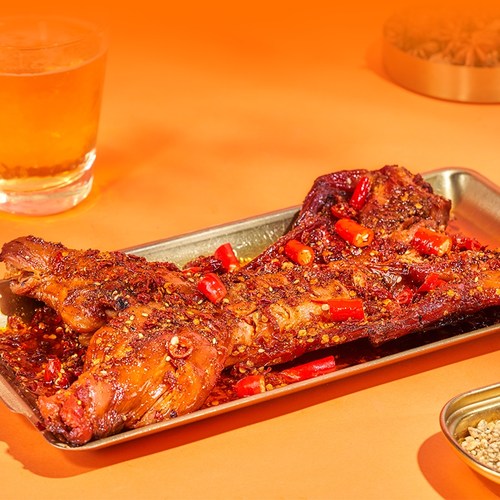 何师烧烤麻辣烤兔整只手撕烤兔