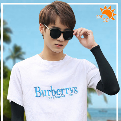 Leuy力依防晒手套冰丝布料可拉伸