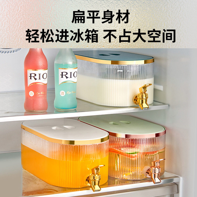 严选新款家用冷水壶水龙头冰箱制冷水壶5.3大容量果茶冷饮壶
