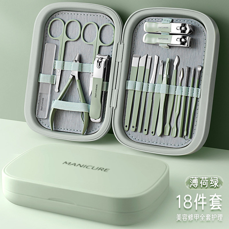新款高端指甲剪套装不锈钢鹰嘴钳