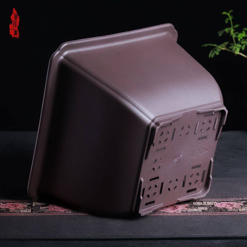 四方形树脂多肉花盆32