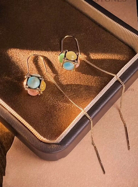 小众百搭多巴胺配色魔方吊坠项链