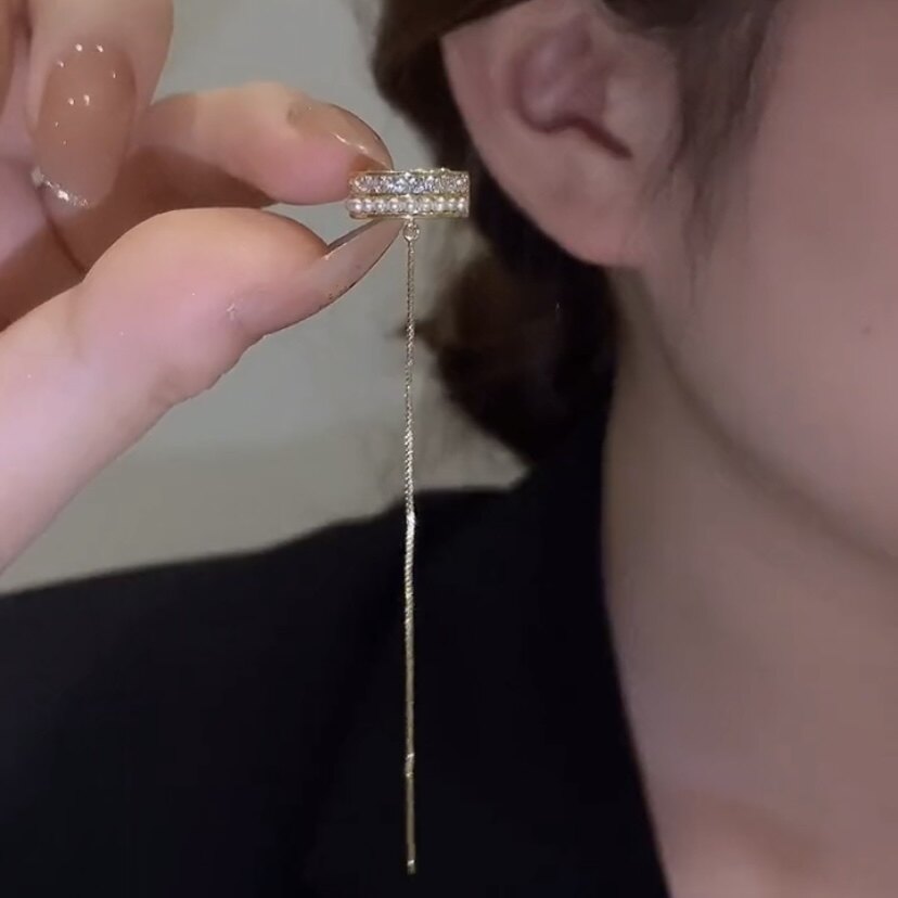 耳骨夹耳环一体高级感耳洞女超仙