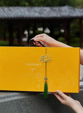 2025新款中秋冰皮月饼盒硬盒包装盒6/8粒高档手提礼品空盒子