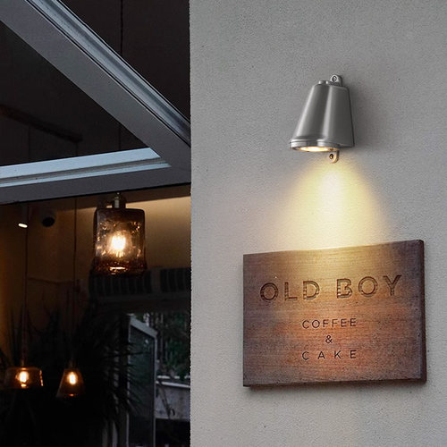 户外防水复古充电极简铸铝门牌