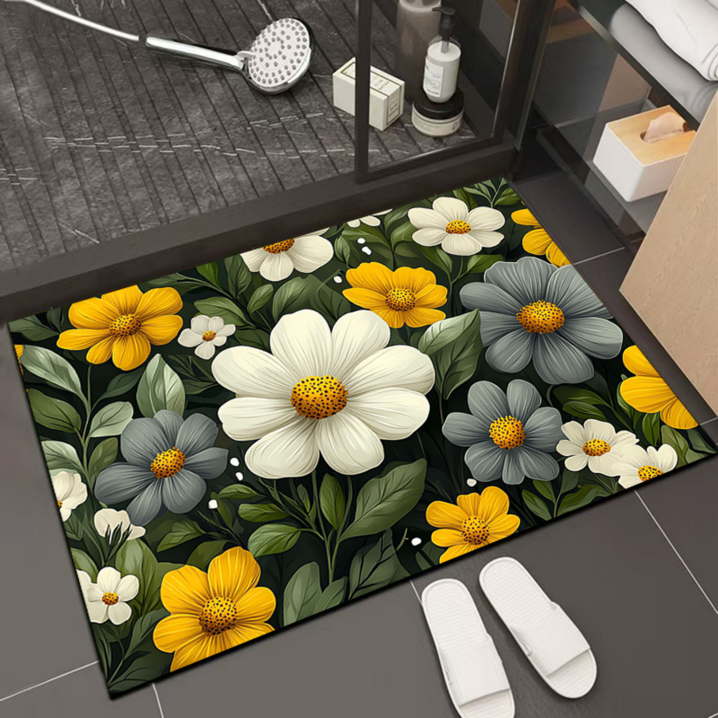 浴室地垫硅藻泥吸水速干脚垫卫生间厕所门口防滑垫子入户门小地毯,居家布艺,入户地垫,淘宝优惠券,粉丝福利购,淘宝优惠卷