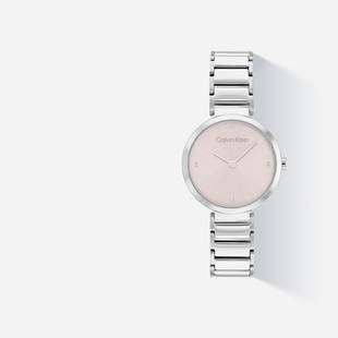 CalvinKlein凯文克莱ck女士手表粉色手表石英表送女生女神节礼物