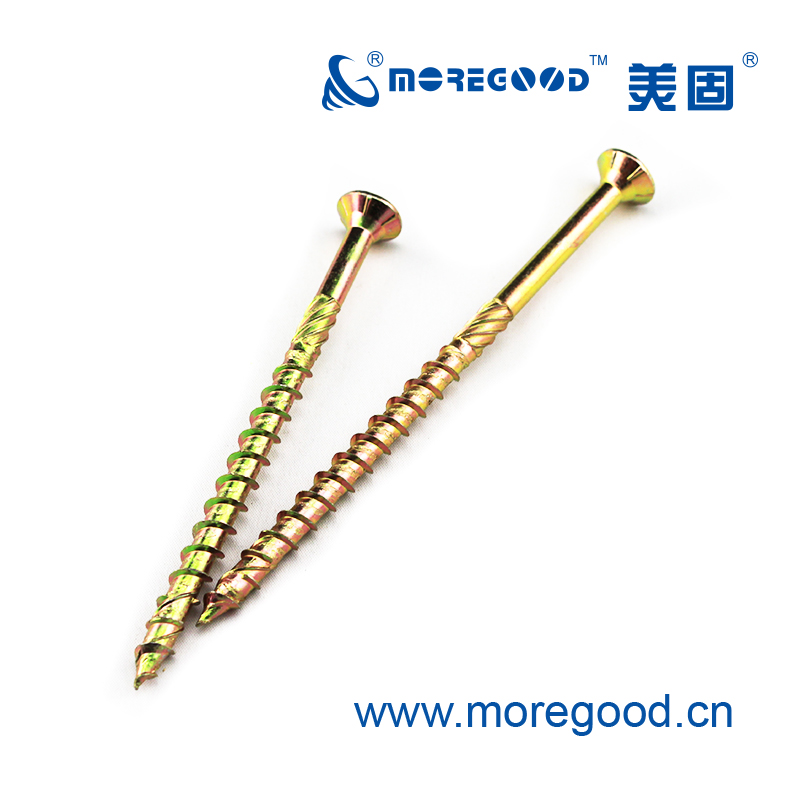 美固木结构双沉头快攻二代木螺钉C硬木防开裂加粗长半螺纹自攻螺
