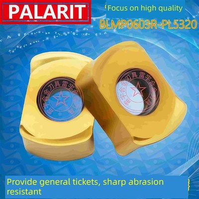 Blmp0603R-M Pl5320钢件快速进给双面铣刀刀片Tebl铣V刀盘加工中