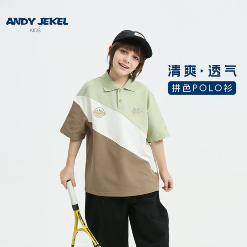 男童POLO衫短袖学院风夏季新款