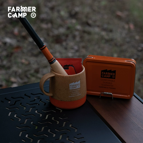Farmer Camp Outdoor Mug Экологически чистый ретро-двойной изолированный холодный молоко горячее кофейное чашка чай