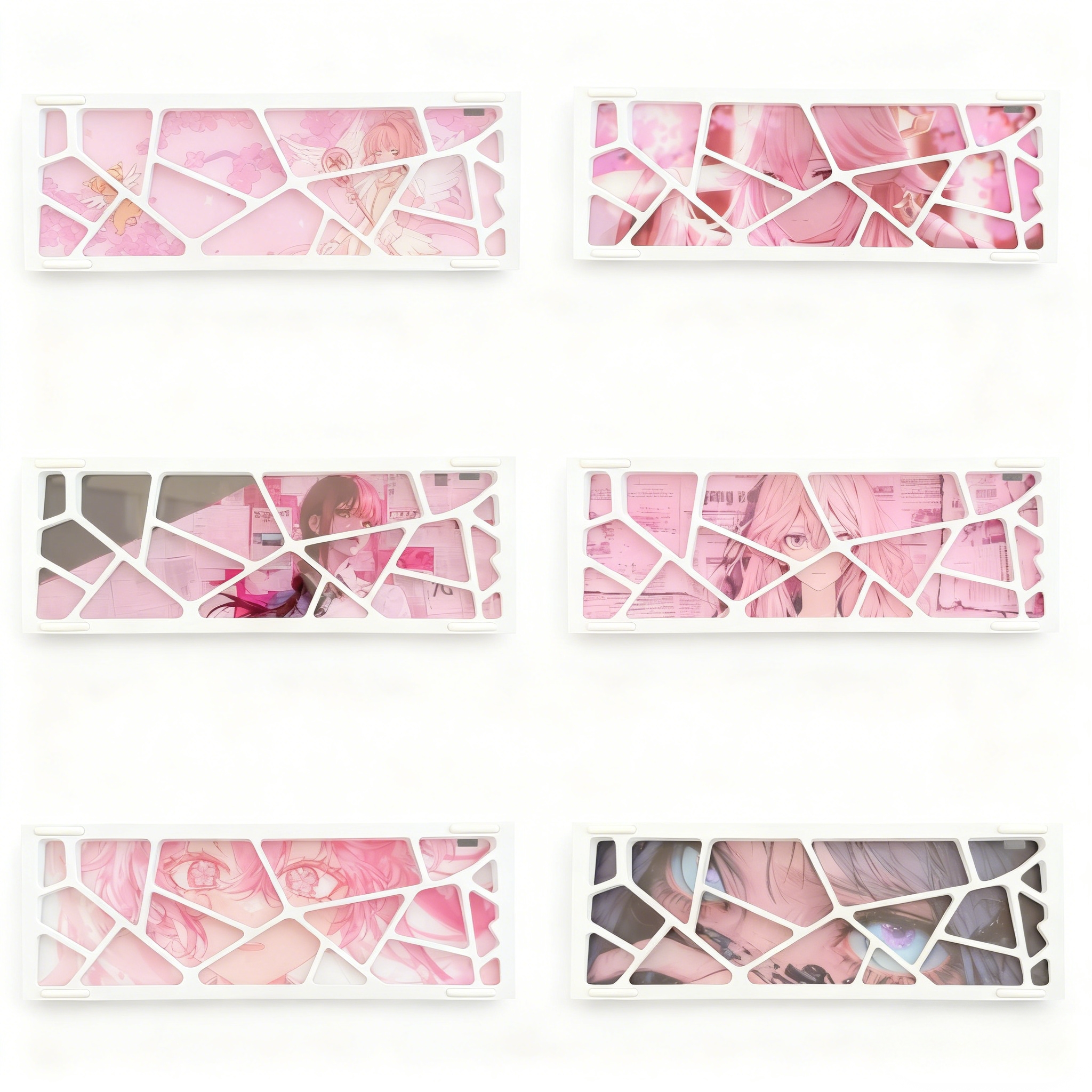 新款AGX60镂空铝壳专用均光板gh60孔位键盘镂空适配