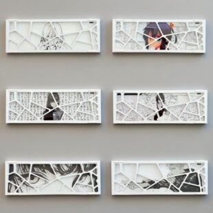 新款AGX60镂空铝壳专用均光板gh60孔位键盘镂空适配