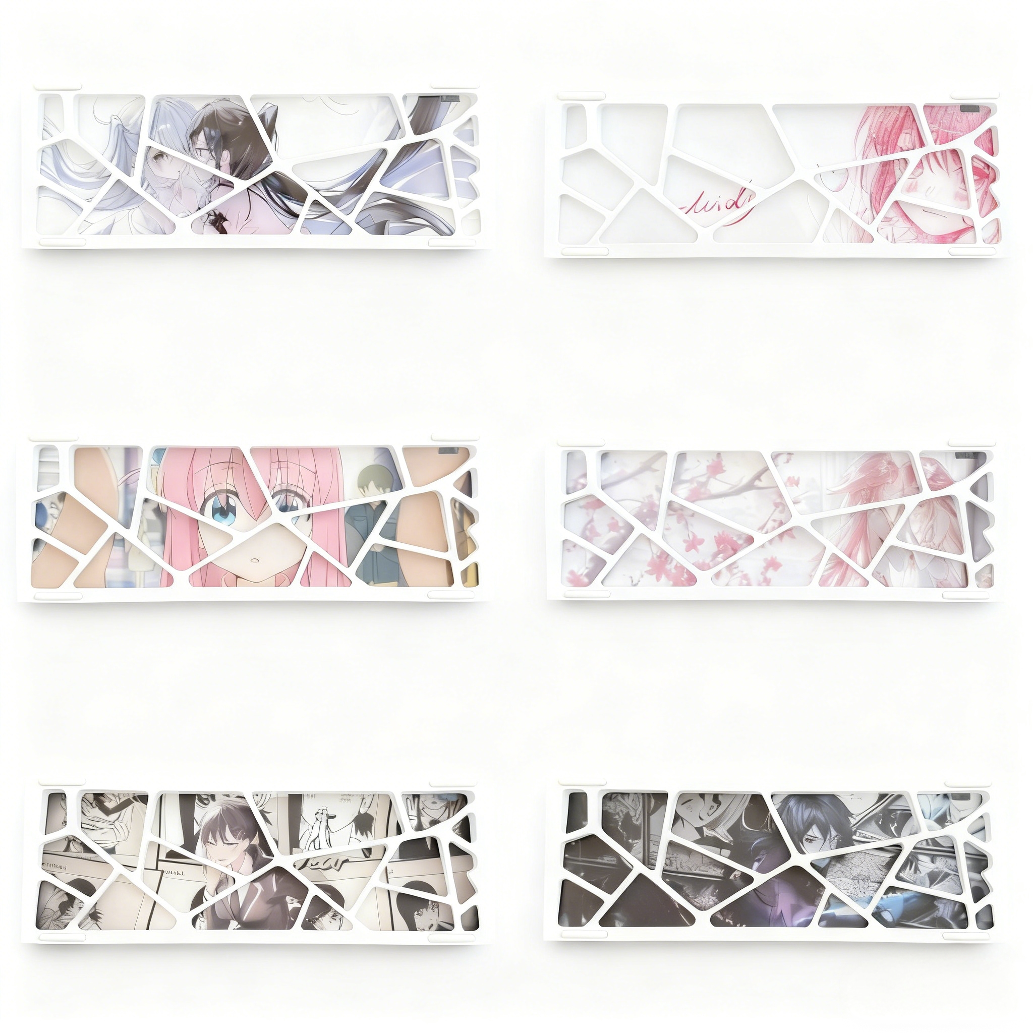 新款AGX60镂空铝壳专用均光板gh60孔位键盘镂空适配