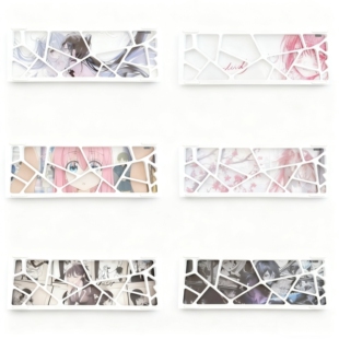 新款AGX60镂空铝壳专用均光板gh60孔位键盘镂空适配