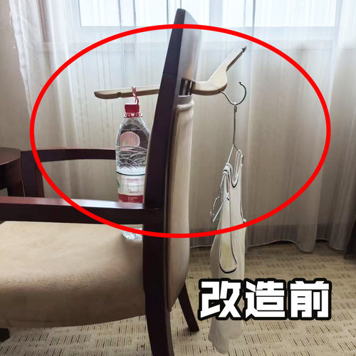 旅行专用折叠挂衣架外出旅游用品出差必备好物壁挂式卡扣便携衣架