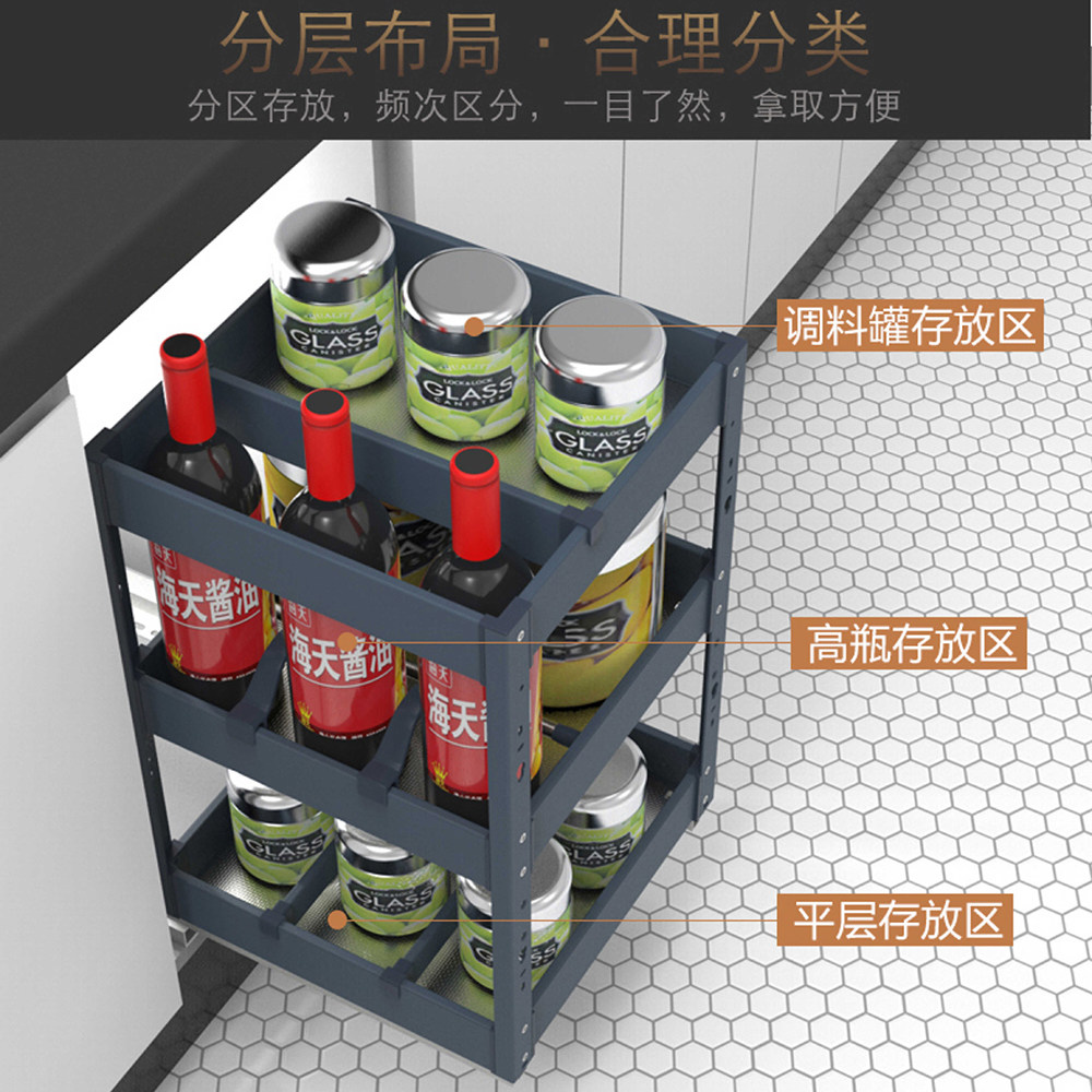 比儿泰迪地柜拉篮开门式橱柜