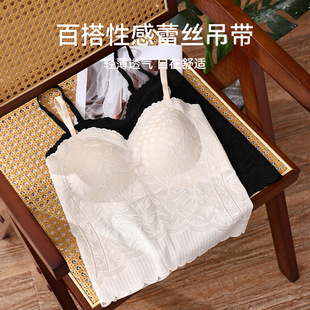 防走光外穿 芬腾官方正品 吊带背心 女士带胸垫内搭上衣夏季 新款