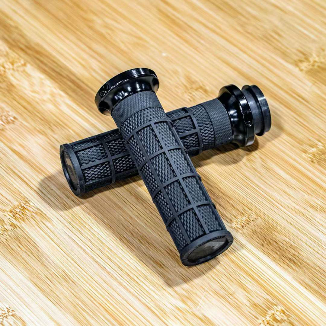 ODI 进口哈雷滑翔软尾运动者滚花网格手把套橡胶柔软防滑握把套