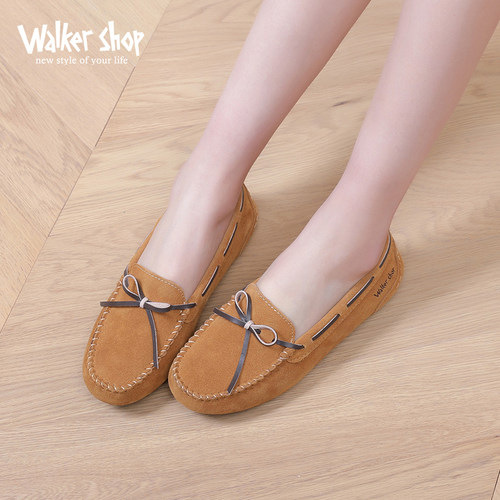 WalkerShop豆豆鞋通勤女单鞋
