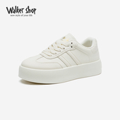 百搭复古舒适运动休闲小白鞋 Walker 新款 时尚 Shop板鞋 女2025春季