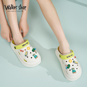 Shop厚底洞洞鞋 凉鞋 女款 Walker 夏季 外穿新款 防滑软底沙滩拖鞋 女