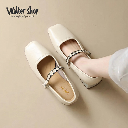 WalkerShop玛丽珍一脚蹬女鞋