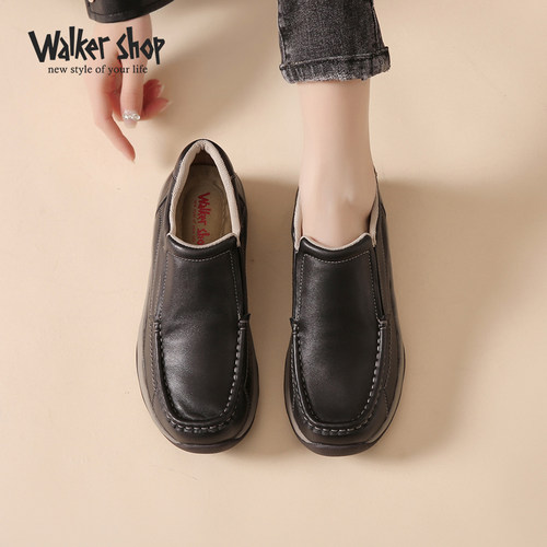 防滑轻便一脚蹬妈妈鞋休闲鞋子