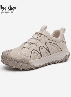 Walker Shop休闲鞋女2025春季新款户外徒步老爹鞋运动防滑休闲鞋