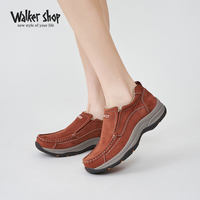 Walker Shop健步鞋女2026年冬季软底防滑轻便一脚蹬妈妈鞋休闲鞋