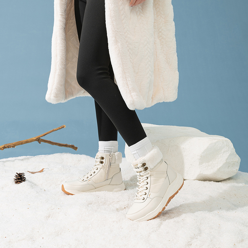 Walker Shop2025秋冬季新款复古百搭透气拼接一脚蹬厚底板鞋女鞋