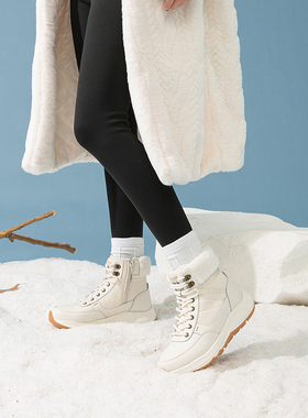 Walker Shop2025秋冬季新款复古百搭透气拼接一脚蹬厚底板鞋女鞋