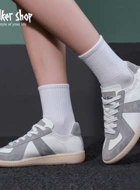 Walker Shop德训鞋子女2025春新款女鞋百搭小白鞋女休闲板鞋单鞋