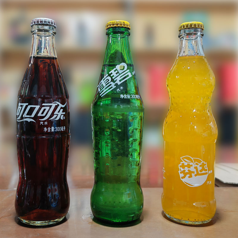 怀旧版可口可乐玻璃瓶碳酸饮料