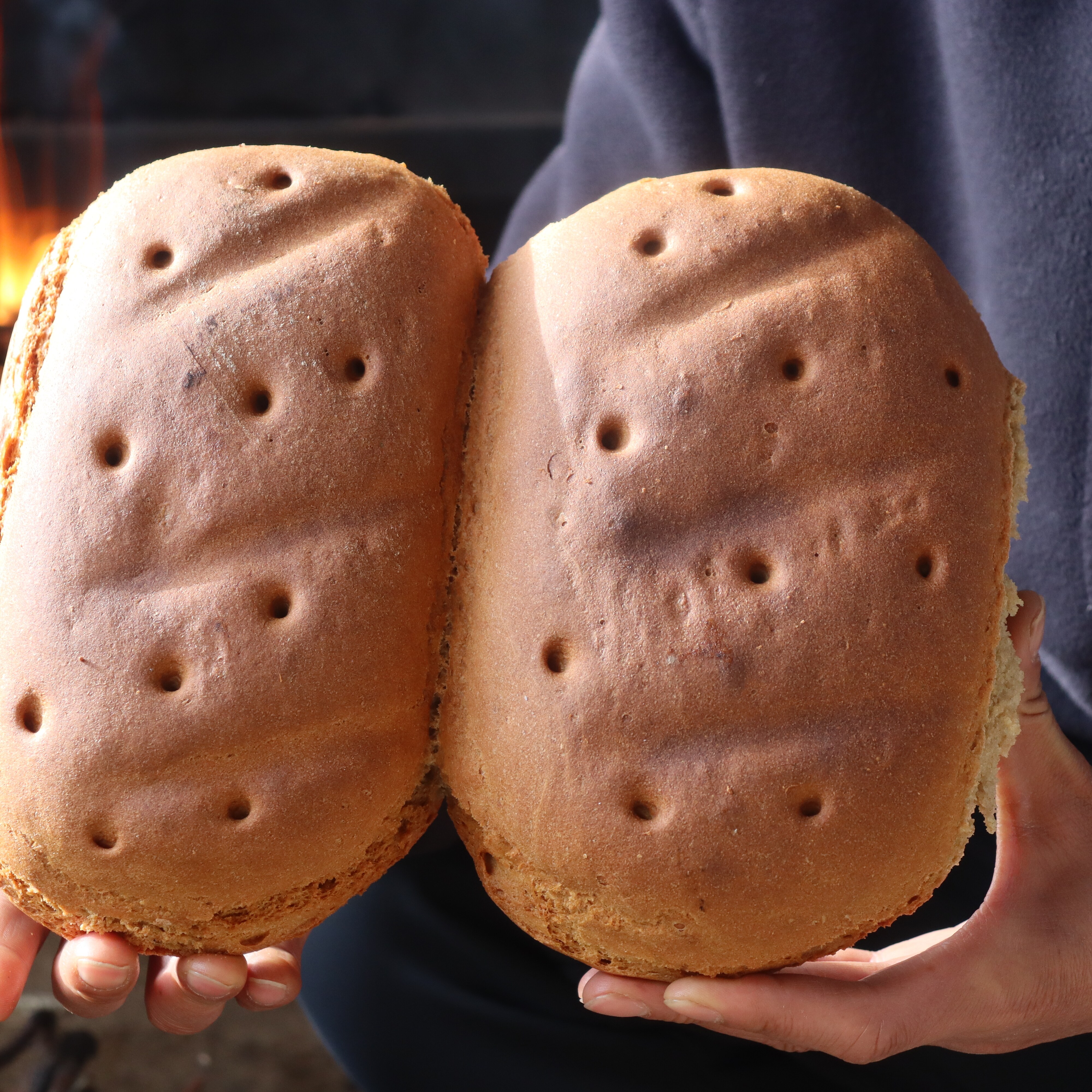 （现烤现发7天内发货）农家柴火土灶现烤手工馍馍