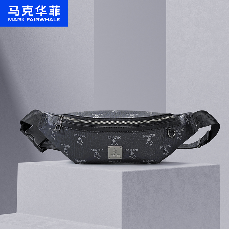 马克华菲2025新款男士腰包