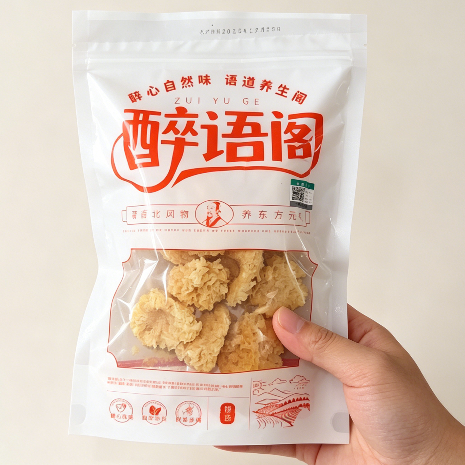 醉语阁有机椴木小银耳干货非特级野生糯耳羹出胶雪耳古田白耳丑耳