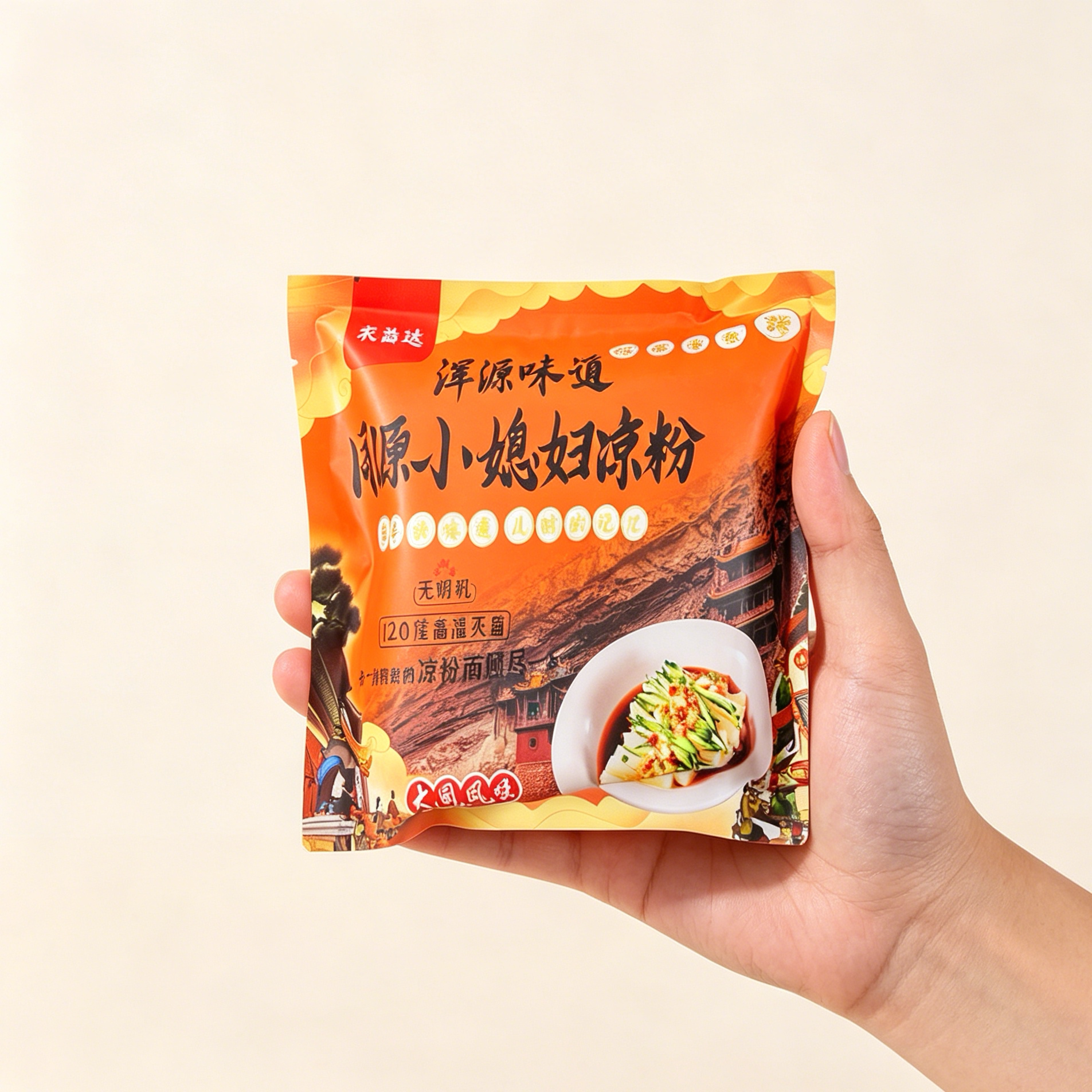 凉粉即食山西大同浑源凉粉