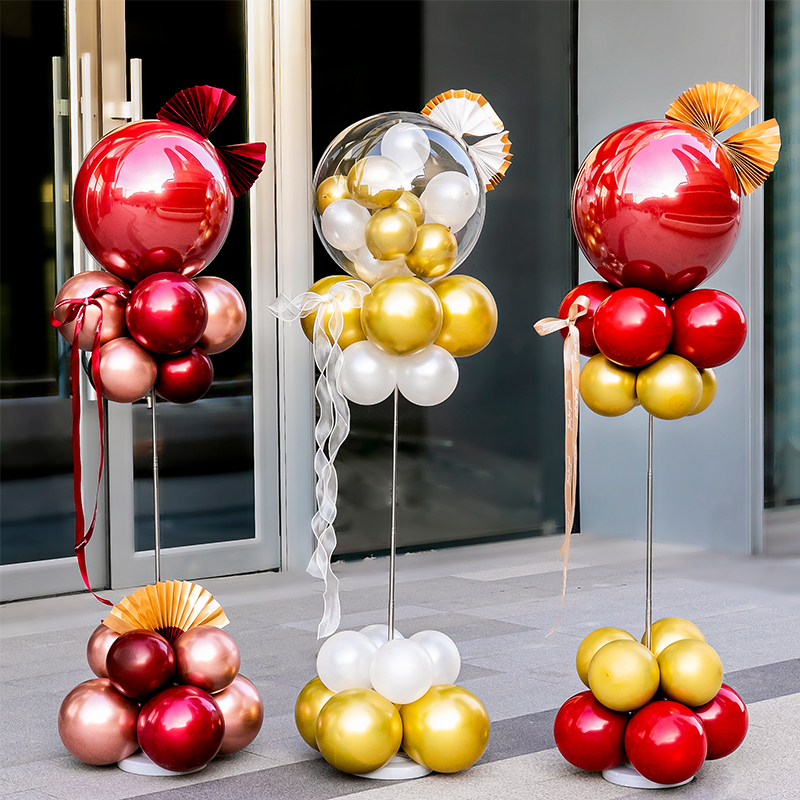 春节新年波波球气球立柱地飘商场门店开业店庆装饰气氛布置门红色,节庆用品/礼品,气球,淘宝优惠券,粉丝福利购,淘宝优惠卷